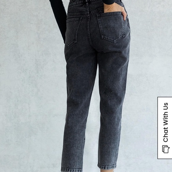 Black pacsun mom jeans women’s 26 - Picture 2 of 6